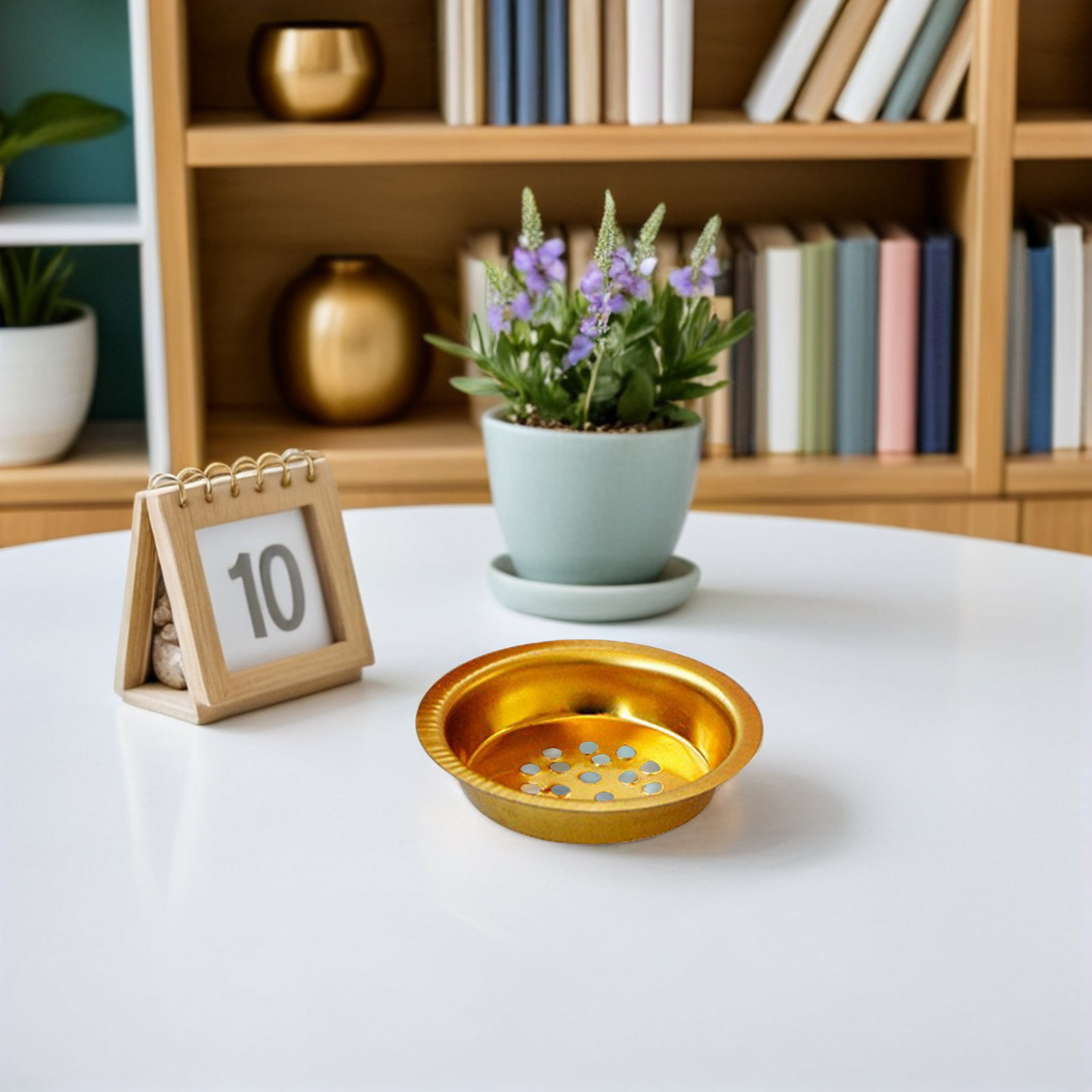 Tablet Accessory - 12pcs Incense Cup Accessories Iron Round