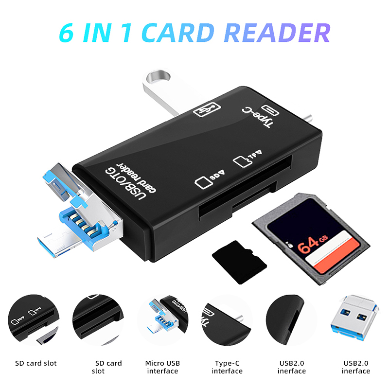 Tablet Accessories For Reading - USB Type C Card Reader 6