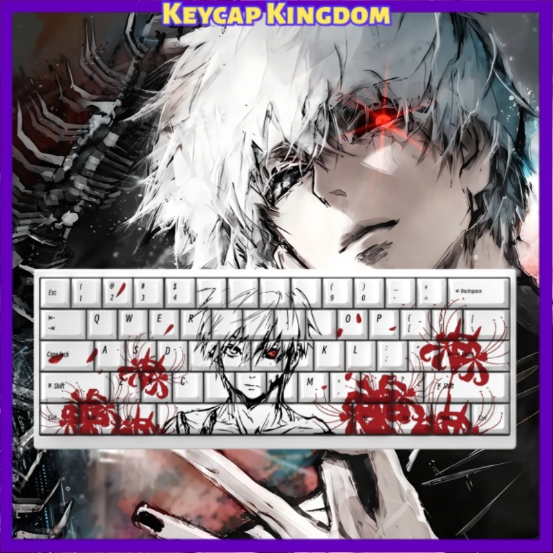 Tablet Accessories Keyboard - Tokyo Ghoul Kinki Ken Anime Keycap