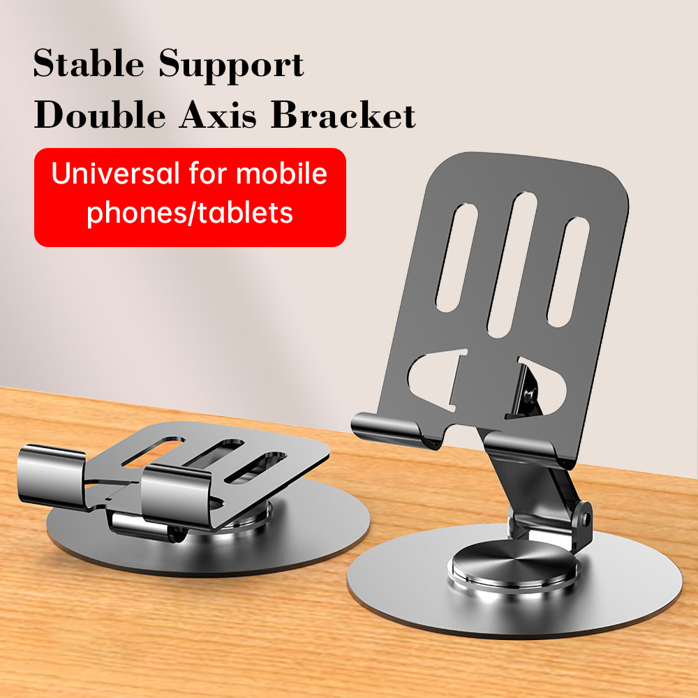 Tablet Accessory - 360°Rotating Tablet Phone Stand Height&Angle Adjustable