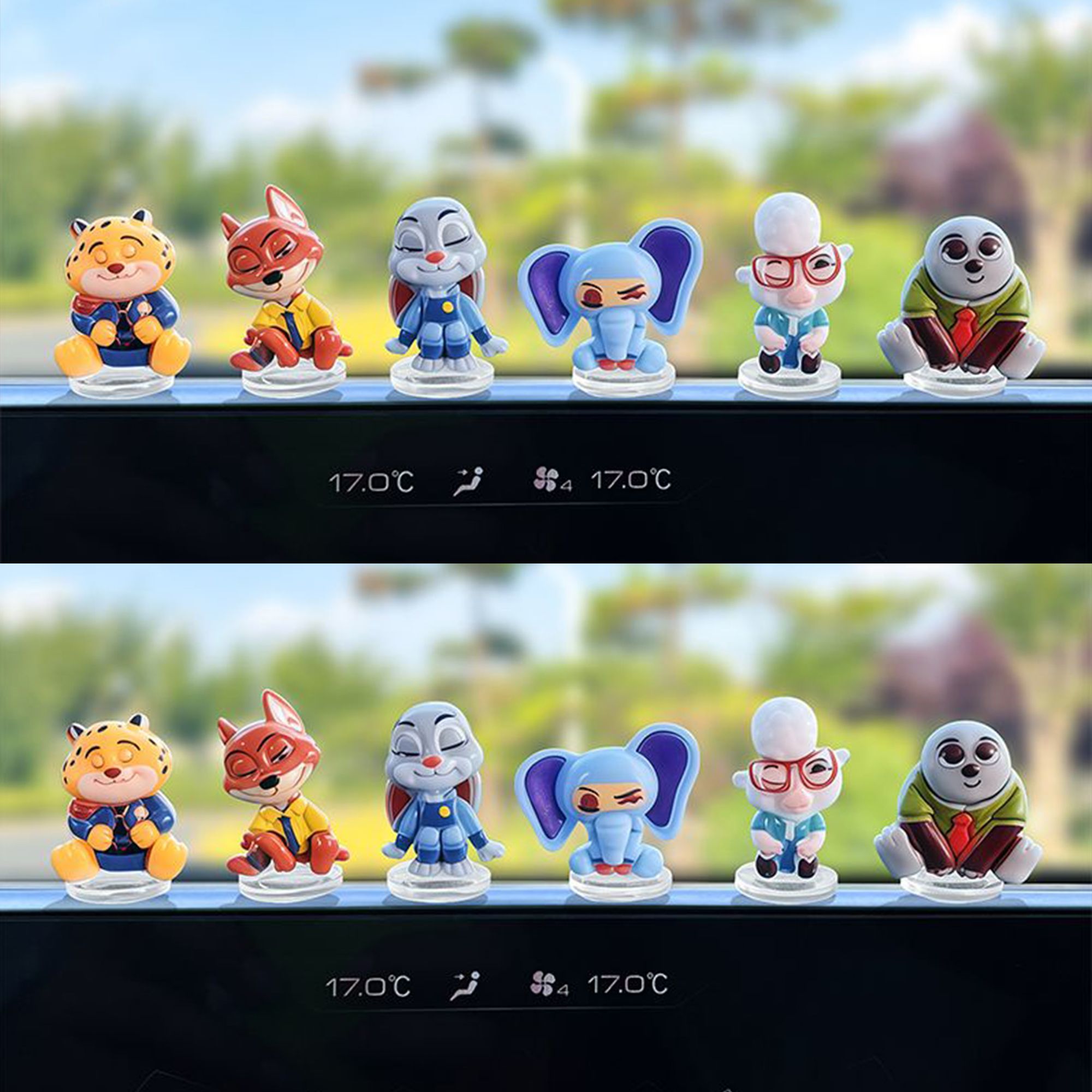 Tablet Accessory - Zootopia cartoon car ornament for car