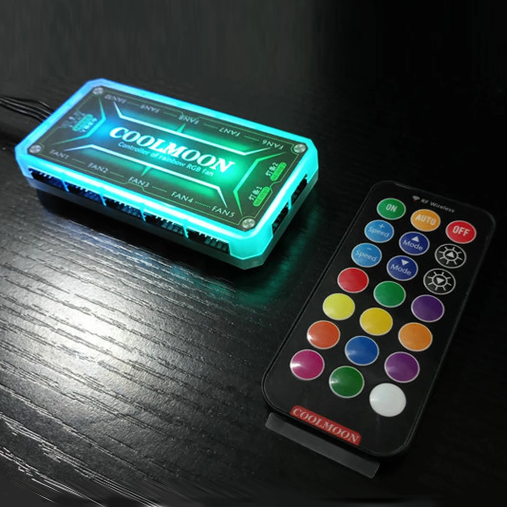 COOLMOON ARGB Controller 12V 5 - Tablet With All Accessories 评论和价格