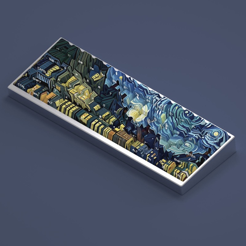 Van Gogh Starry Sky Theme Keyc - Tablet Accessories Gifts 评论和价格