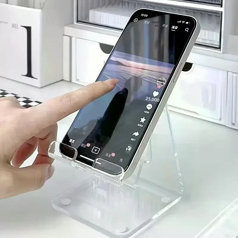 Transparent Acrylic Phone Stan - Tablet Accessory 评论和价格