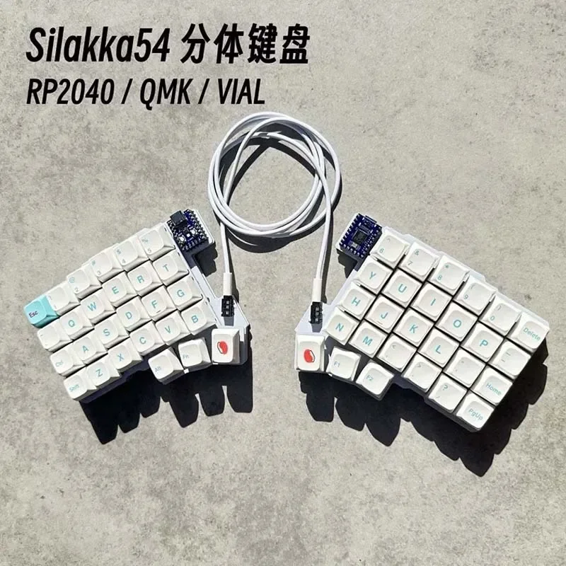 Silakka54 Split Keyboard Wired - Tablet Accessories Gifts 评论和价格