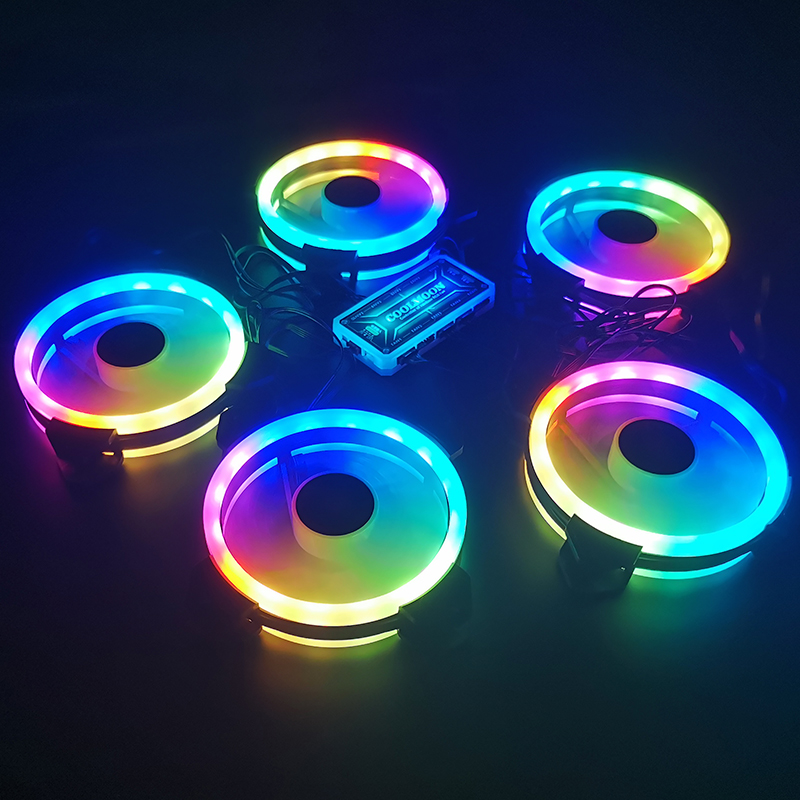 Coolmoon Case Fan PC Cooling R - Tablet With All Accessories 评论和价格