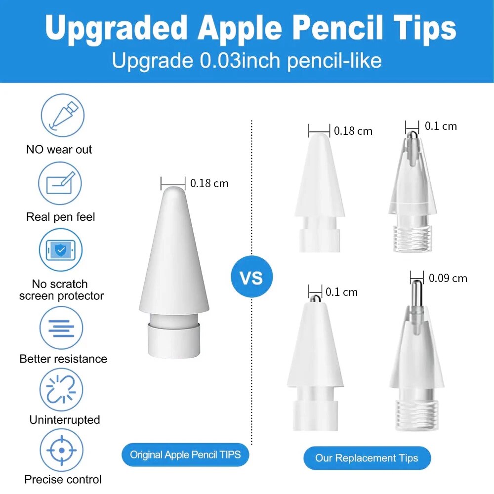 For Apple Pencil Pen Nib Penci - Tablet Accessories Case 评论和价格