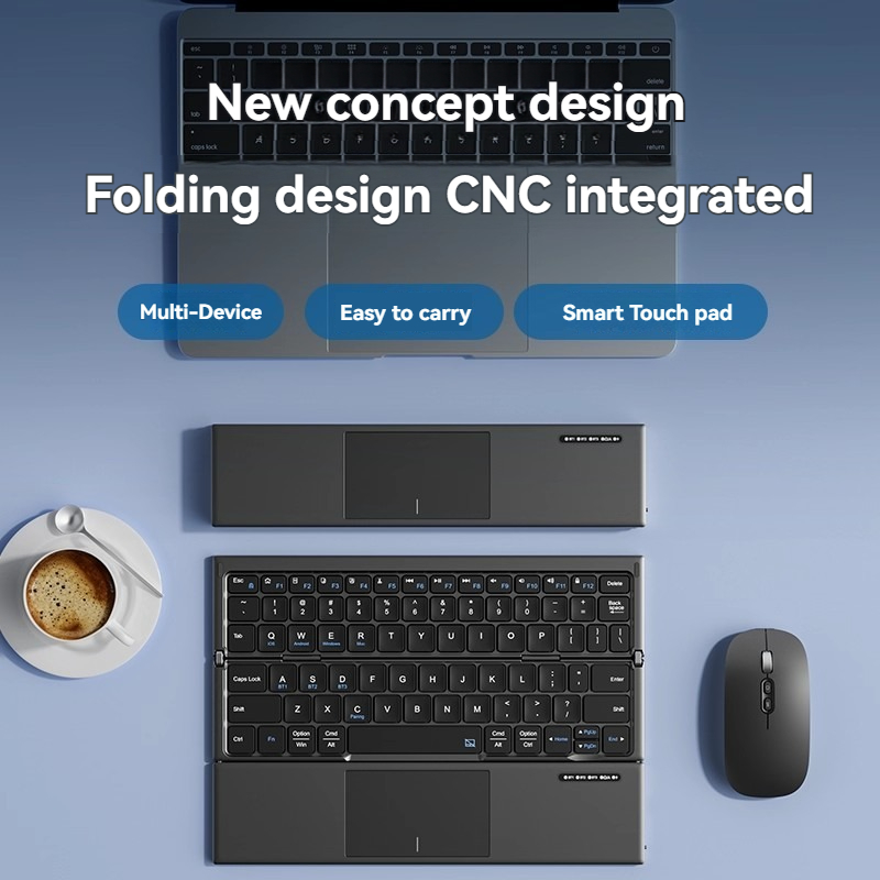 Tablet Keyboard Triple Fold wi - Tablet Accessories Gifts 评论和价格