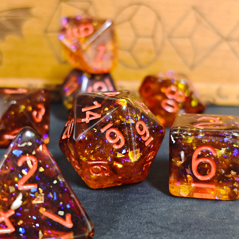 Fire Orange Confetti Resin Pol - Tablet Accessories Kit 评论和价格
